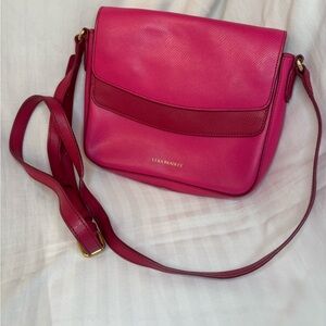 Vera‎ Bradley Fuchsia and Burgundy Crossbody Bag